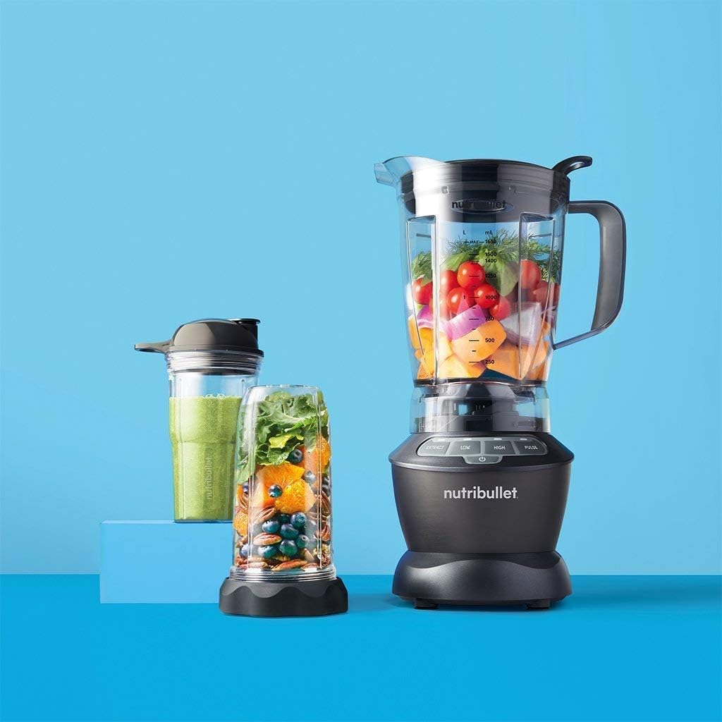 NutriBullet Full Size Blender + Combo , 7 Piece Set