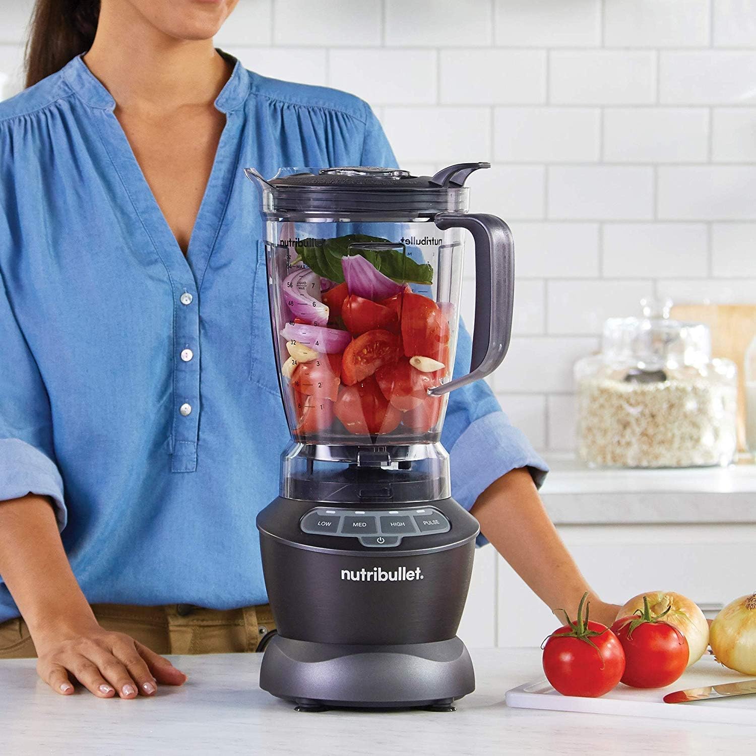 NutriBullet Full Size Blender + Combo , 7 Piece Set