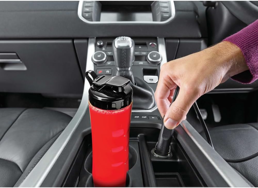 BLACK & DECKER Sports Blender/Smoothie Maker, 300W, 6 Piece with 500ml & 300ml Sports Bottle
