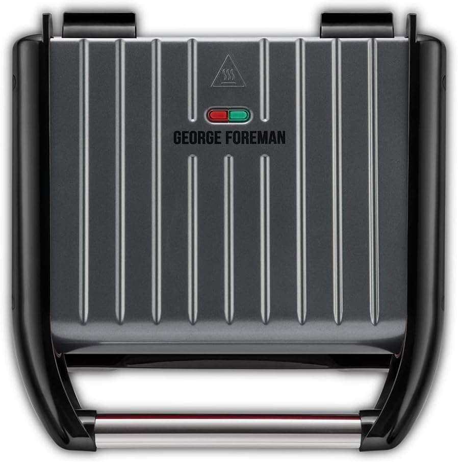 George Foreman Medium Grey Steel Grill