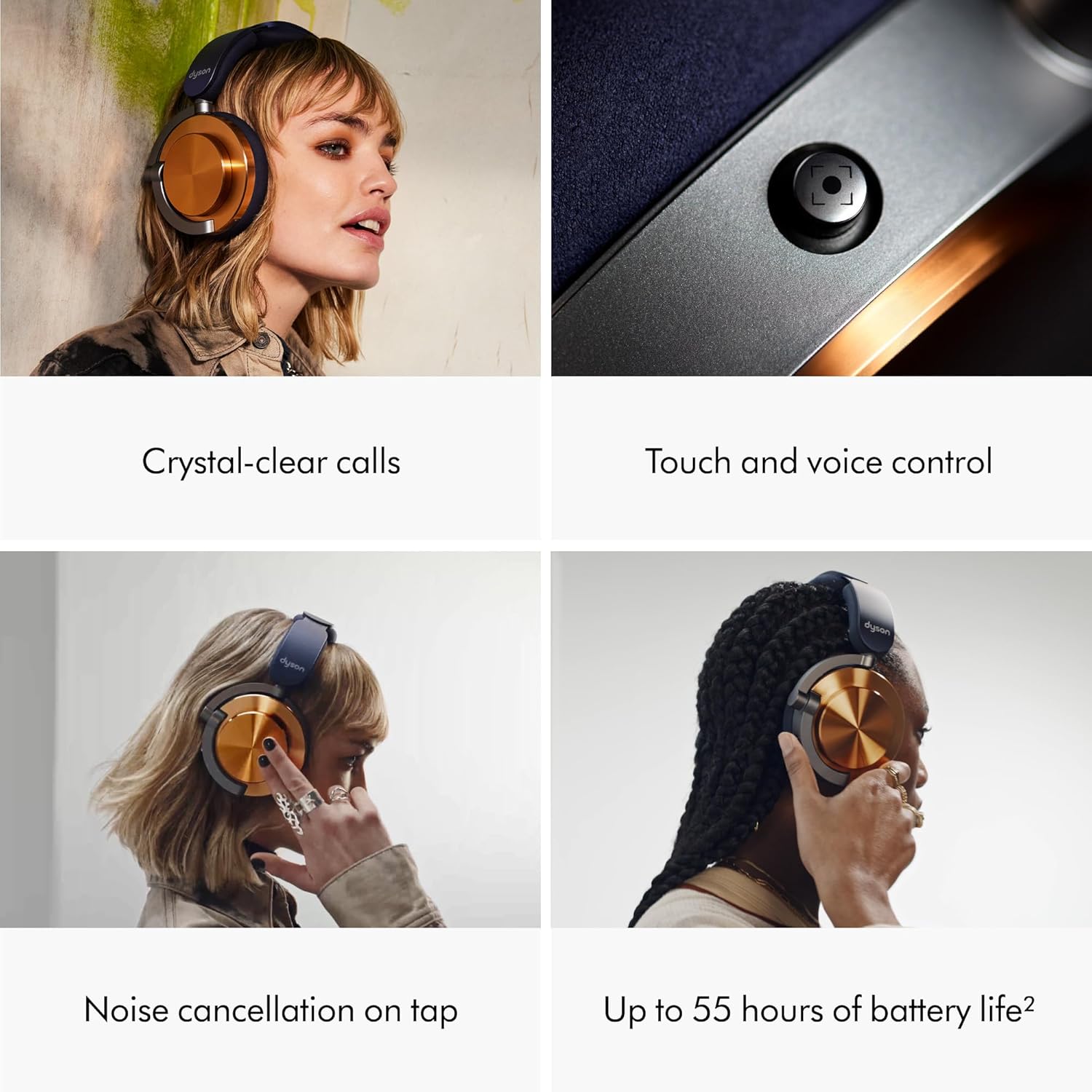 Dyson OnTra  Over Ear Headphones, CNC Copper